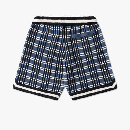 New-RHUDE Check jacquard sweater shorts