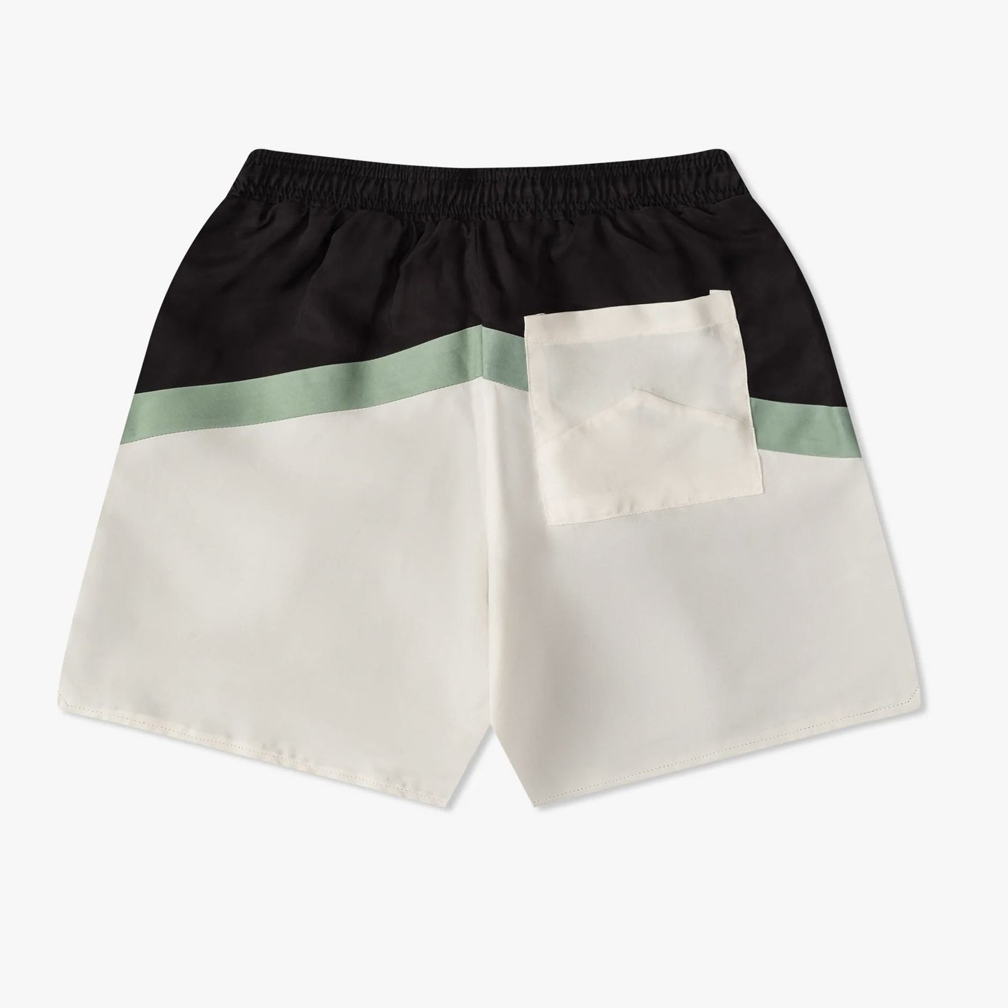 New-RHUDE logo paneled drawstring shorts