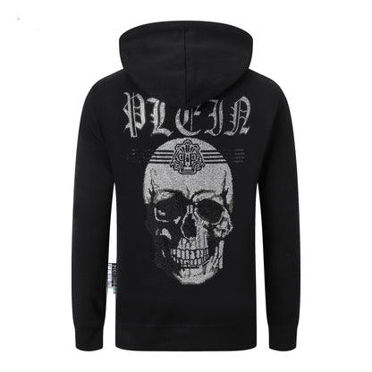 New-PHILIPP 8673 skull Diamonds Hoodie