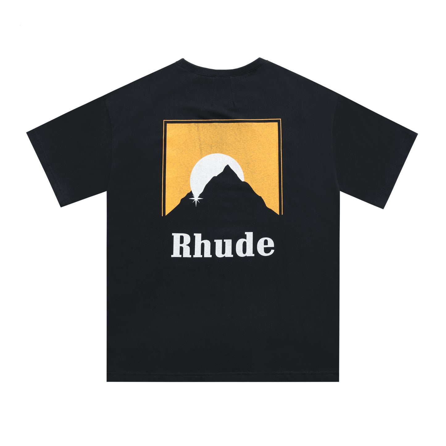 New-RHUDE Sunset themed print T-shirt