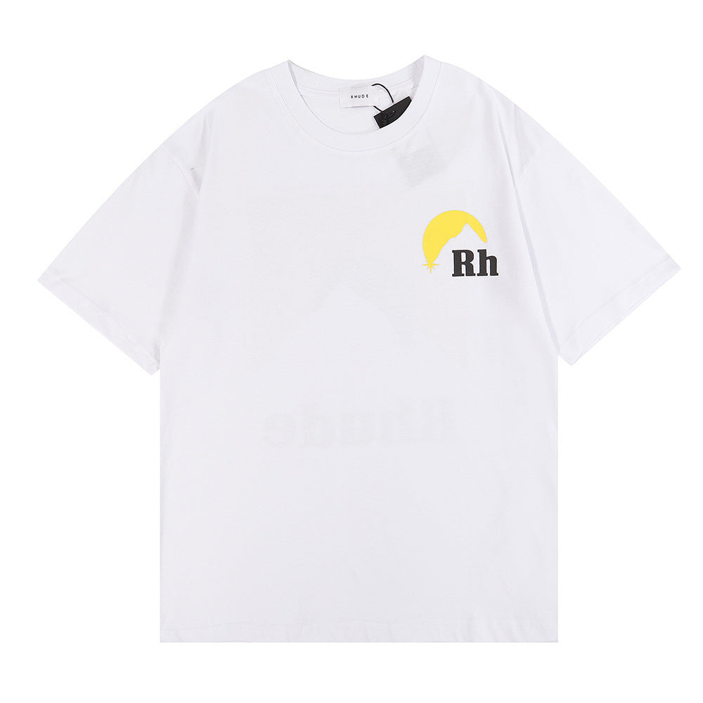 New-RHUDE Sunset  print T-shirt