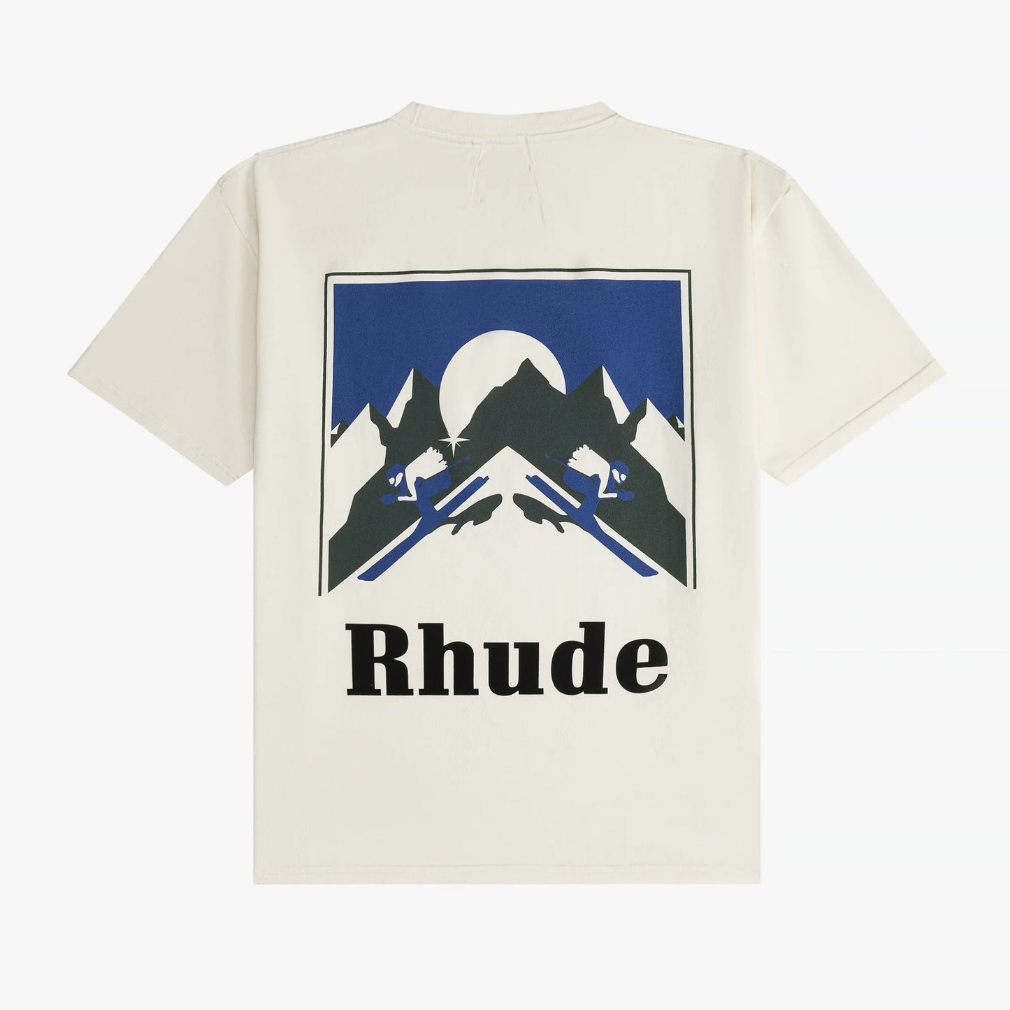 New-RHUDE Marlboro sunset snow mountain T-shirt