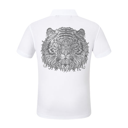 New-PHILIPP 9051 tiger Diamond Polo