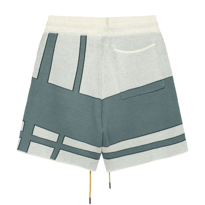 New-RHUDE Vintage lettering sweater shorts