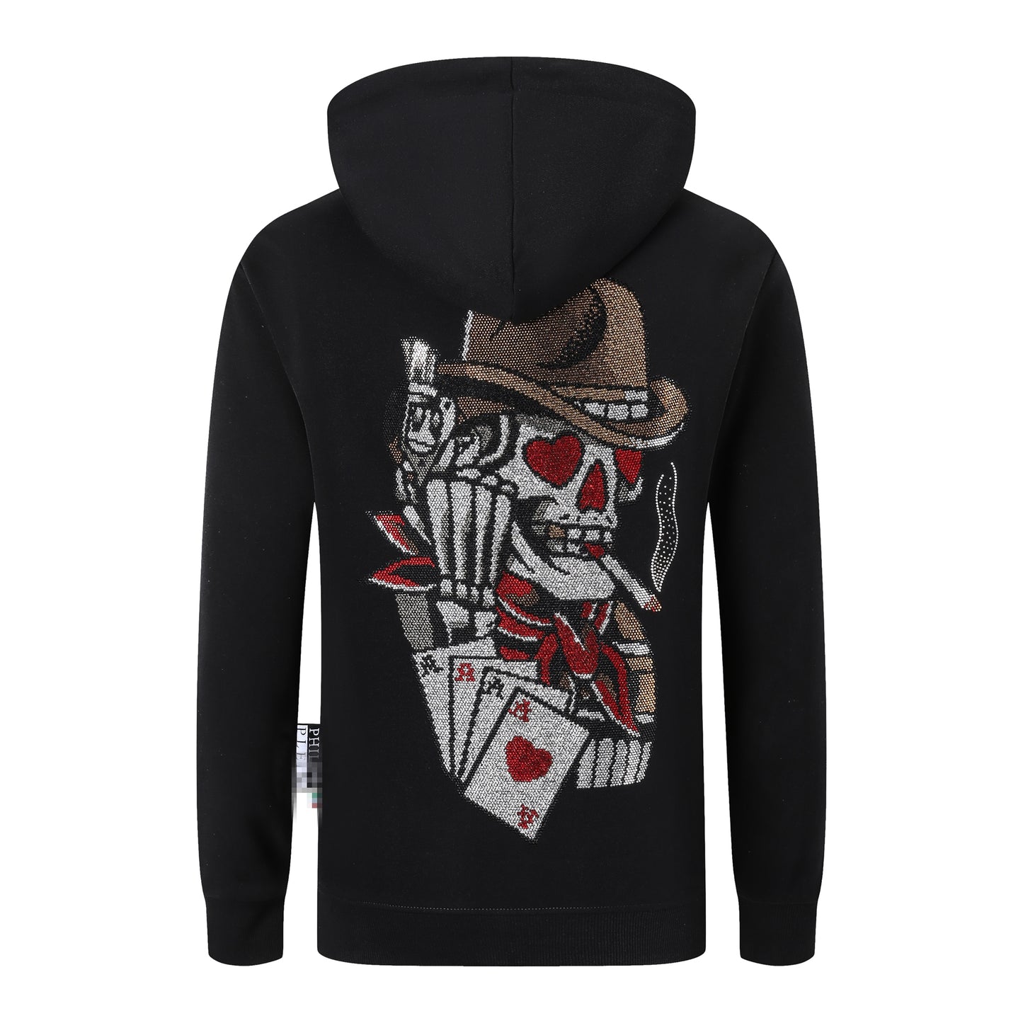 New-PHILIPP 8679 Skull Hoodie