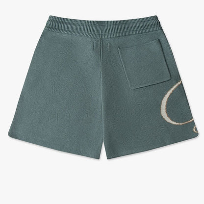 New-RHUDE Jacquard drawstring wool high street shorts