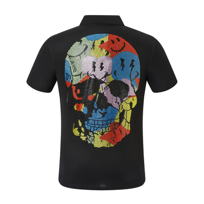 New-PHILIPP Skull Diamond Polo