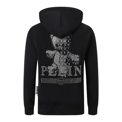 New-PHILIPP 8674 bear Diamonds Hoodie