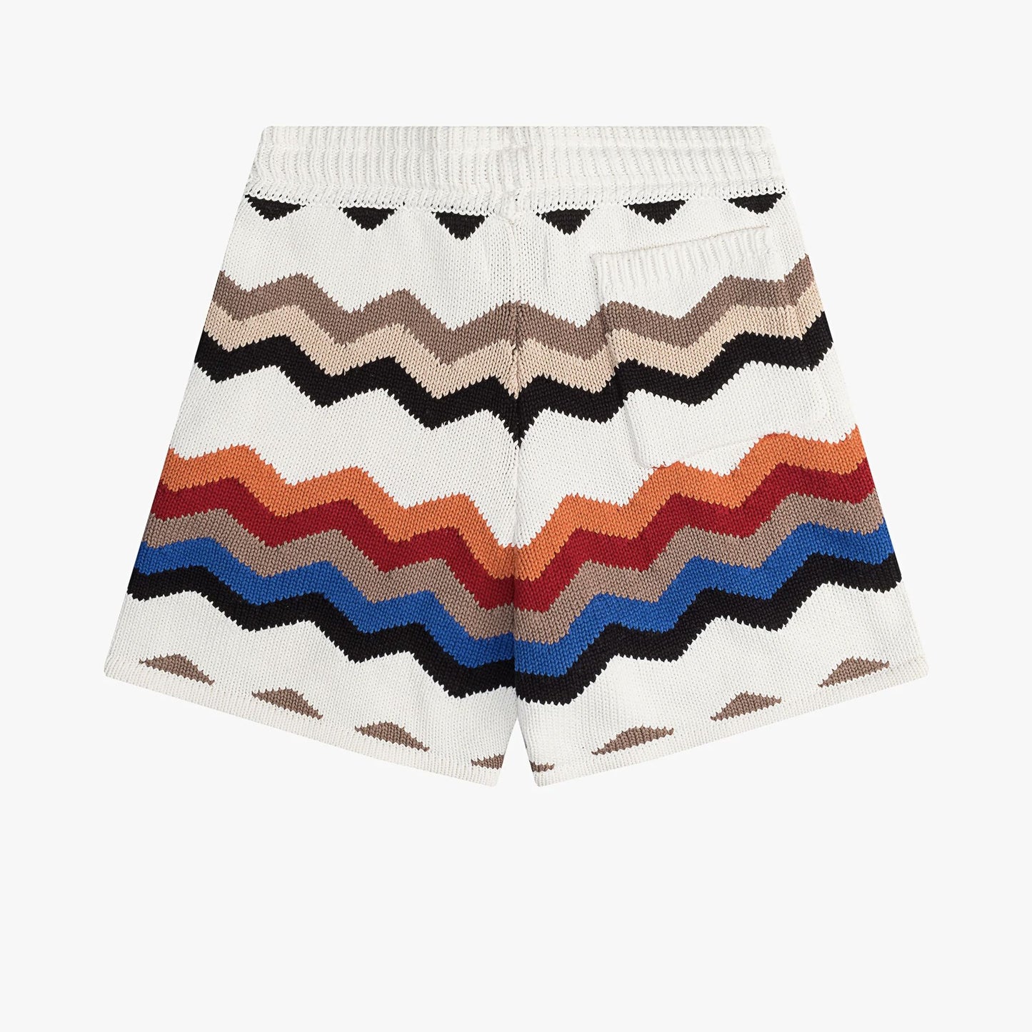 New-RHUDE Colorful jacquard drawstring shorts