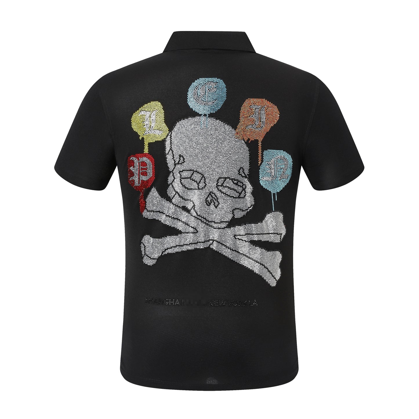 New-PHILIPP skull Diamond Polo