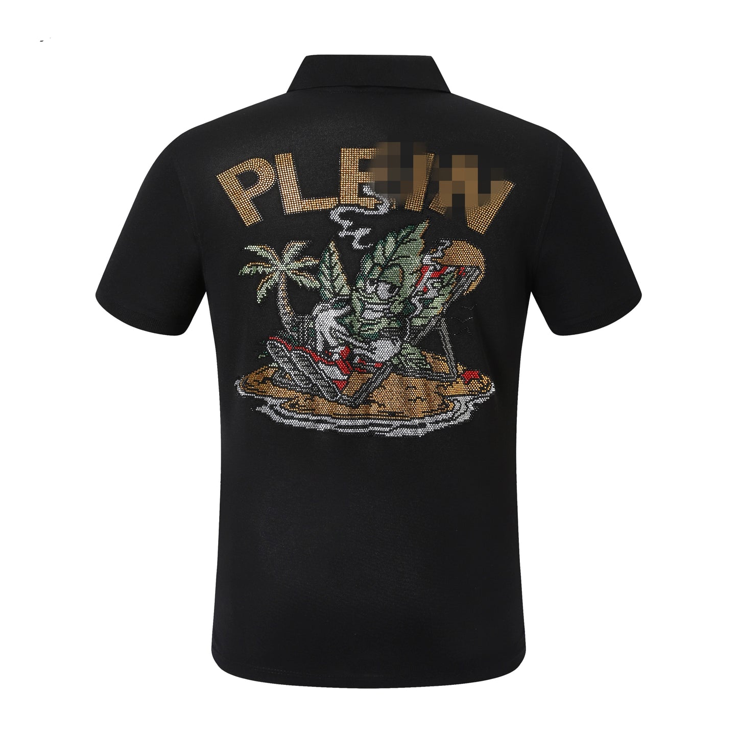 New-PHILIPP Coconut Tree Diamond Polo