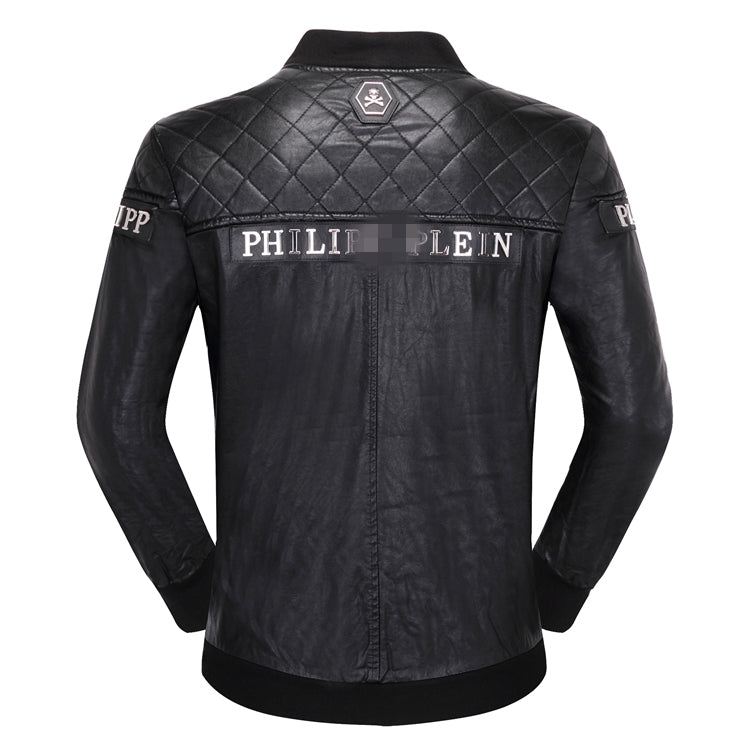 New-PHILIPP 6942 Padded leather jacket