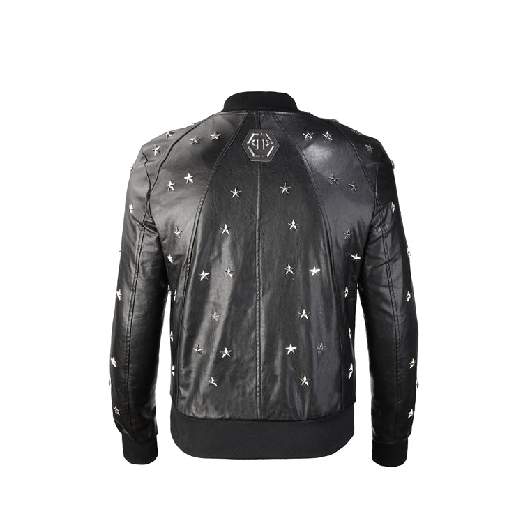 New-PHILIPP 6955 leather jacket