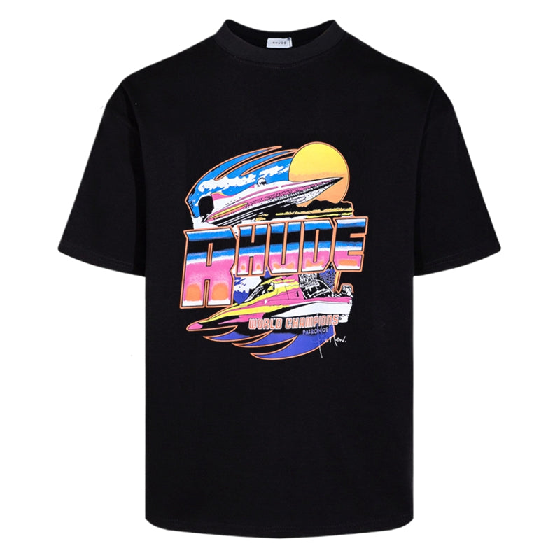 New-RHUDE Sunset Prints T-shirt