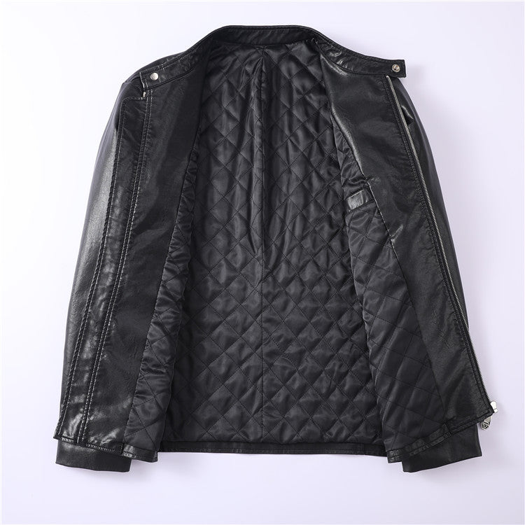 New-PHILIPP 6980 Padded leather jacket