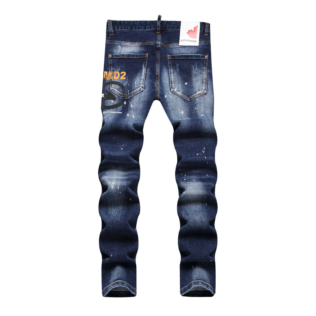 NEW-DSQ2 2024ss Printed Jeans