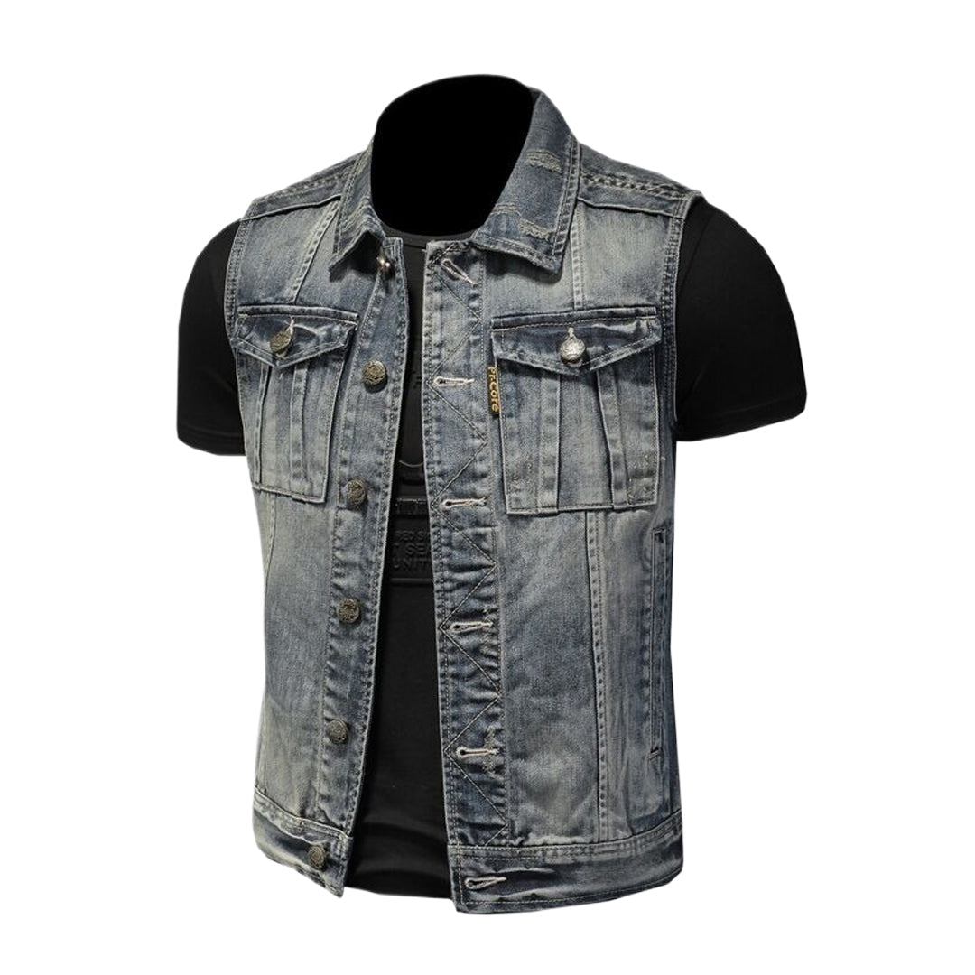 NEW-DSQ2 Denim Vest coat