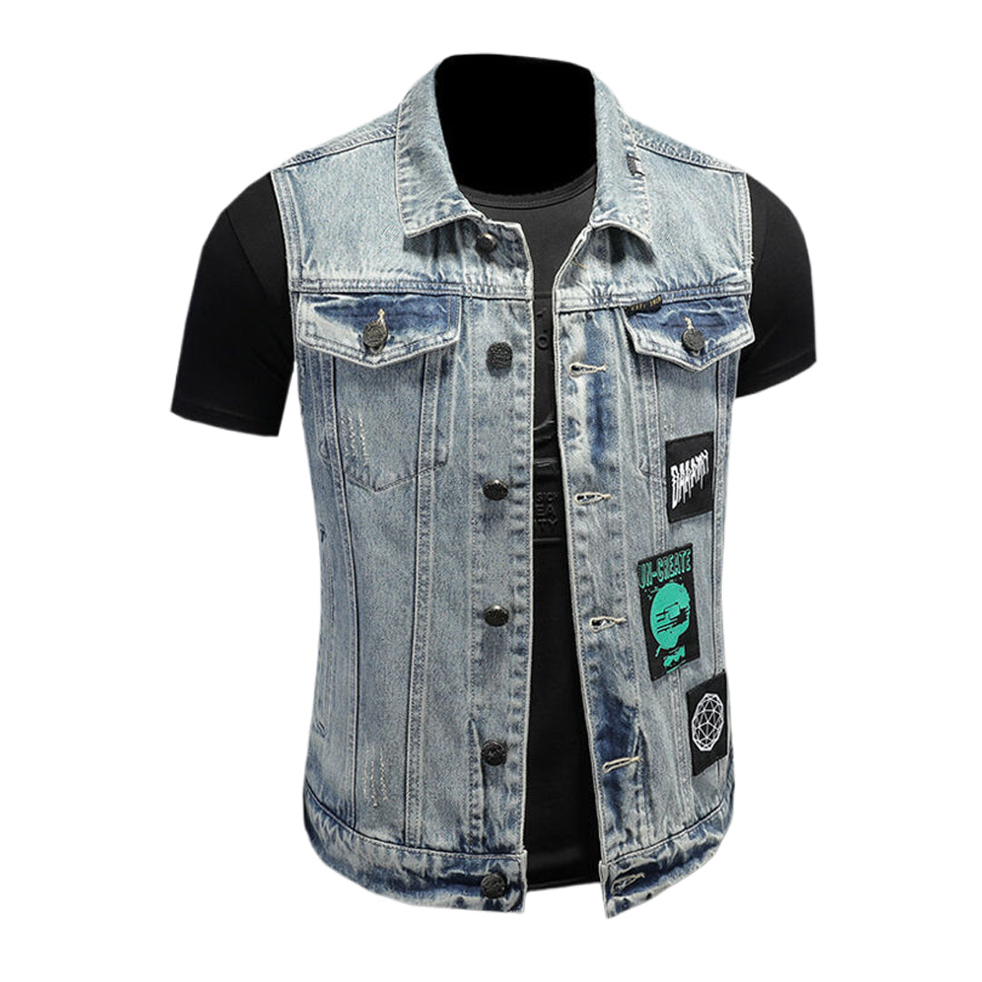 NEW-DSQ2 24ss Denim Vest coat