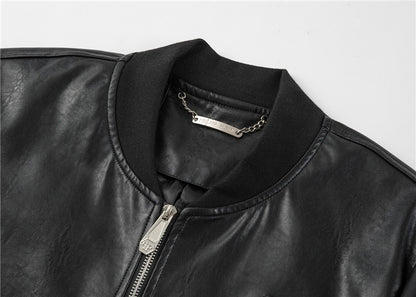 New-PHILIPP 6973 Padded leather jacket