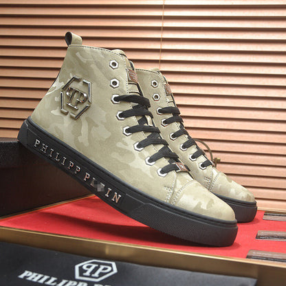 New-PHILIPP High top Leather shoes