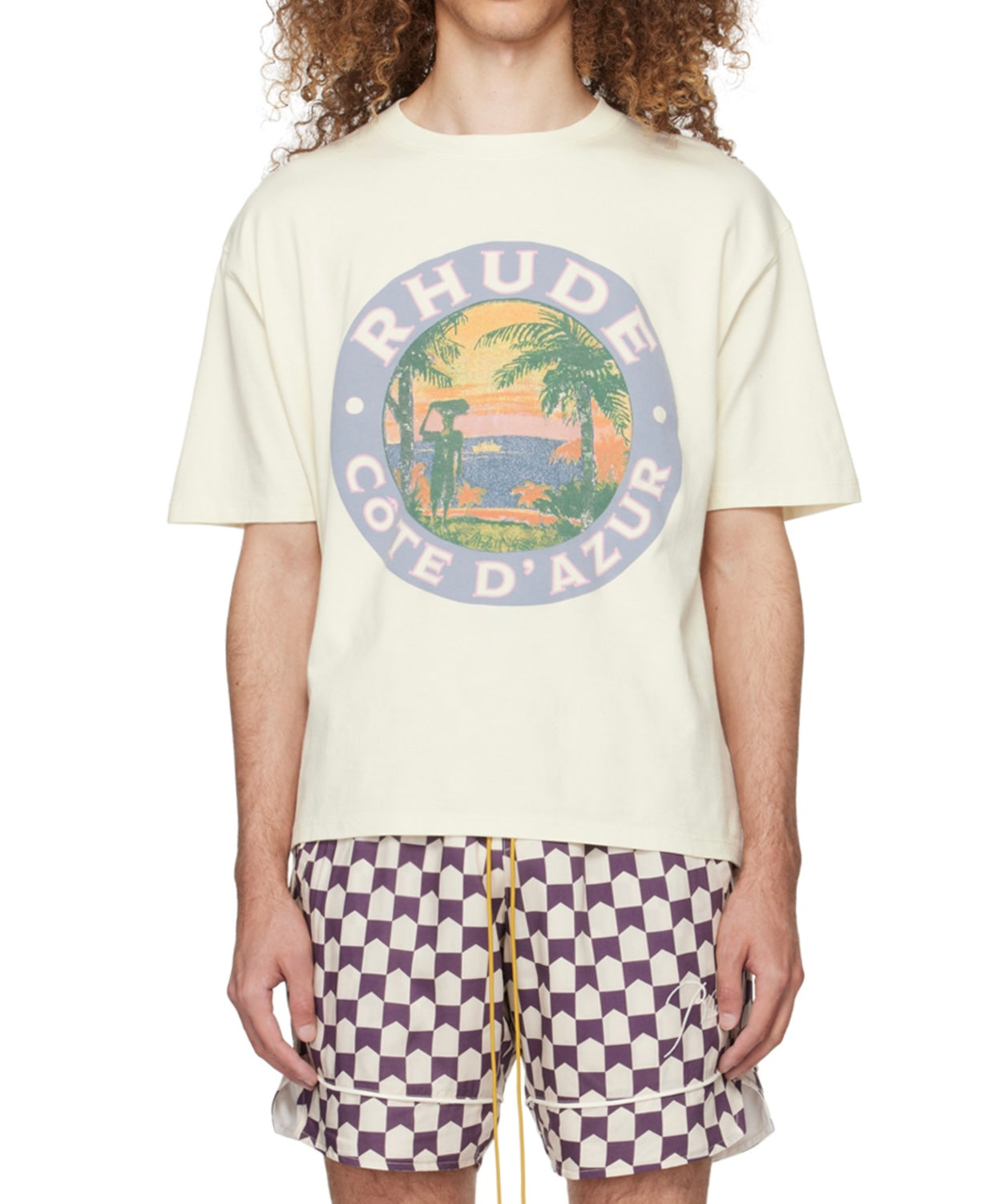 New-RHUDE Coastline sunset poster T-shirt