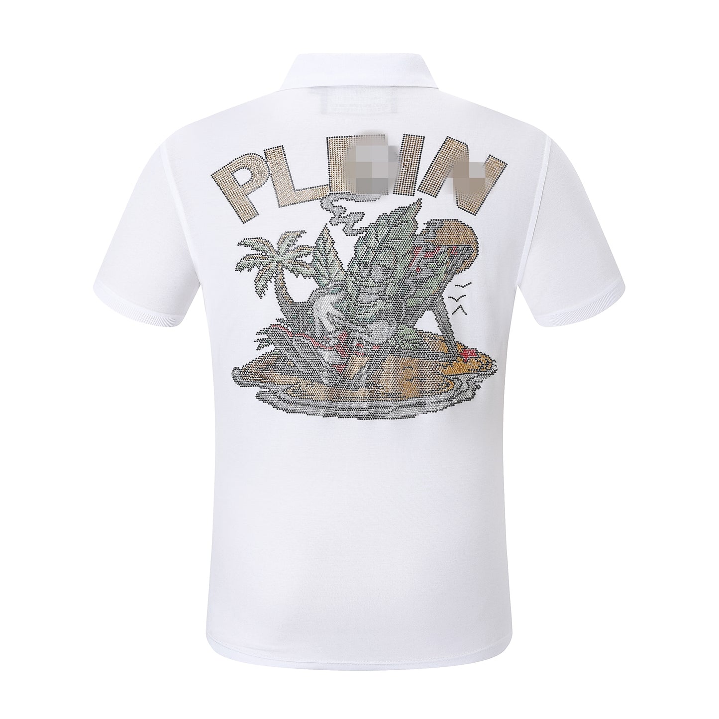 New-PHILIPP Coconut Tree Diamond Polo