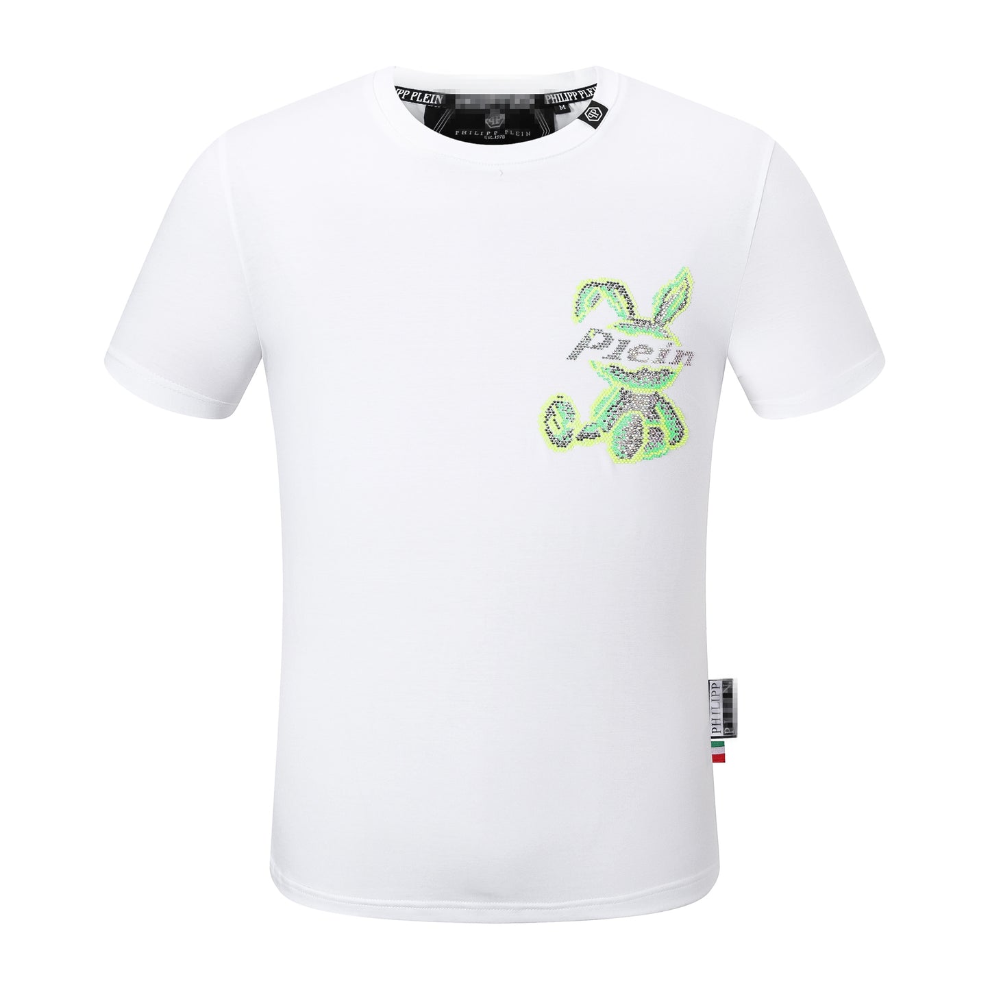 New-PHILIPP Green Bunny T-shirt