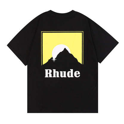 New-RHUDE Sunset  print T-shirt