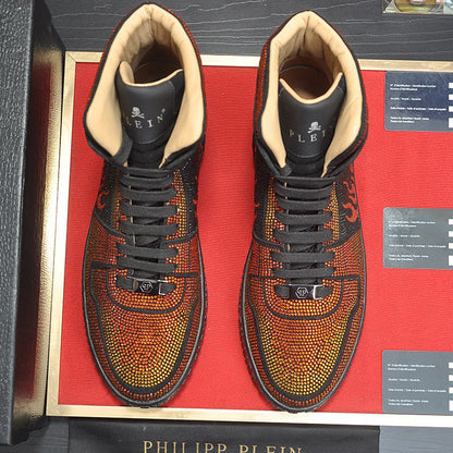 New-PHILIPP High-top Leather Shoes