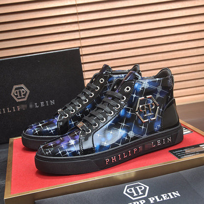 New-PHILIPP High top Leather shoes