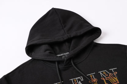 New-PHILIPP 8656 Diamonds Hoodie