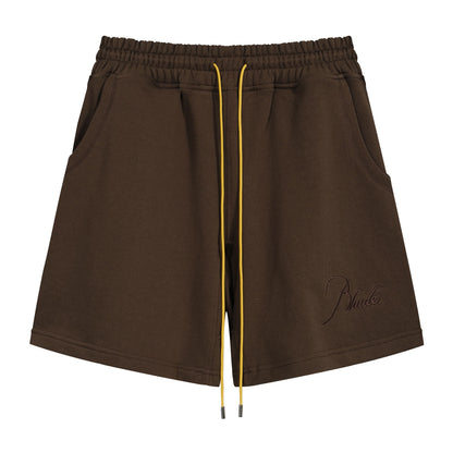 New-RHUDE 4-color embroidered shorts