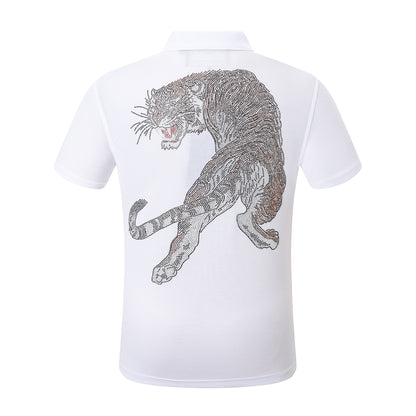 New-PHILIPP Tiger Diamond Polo