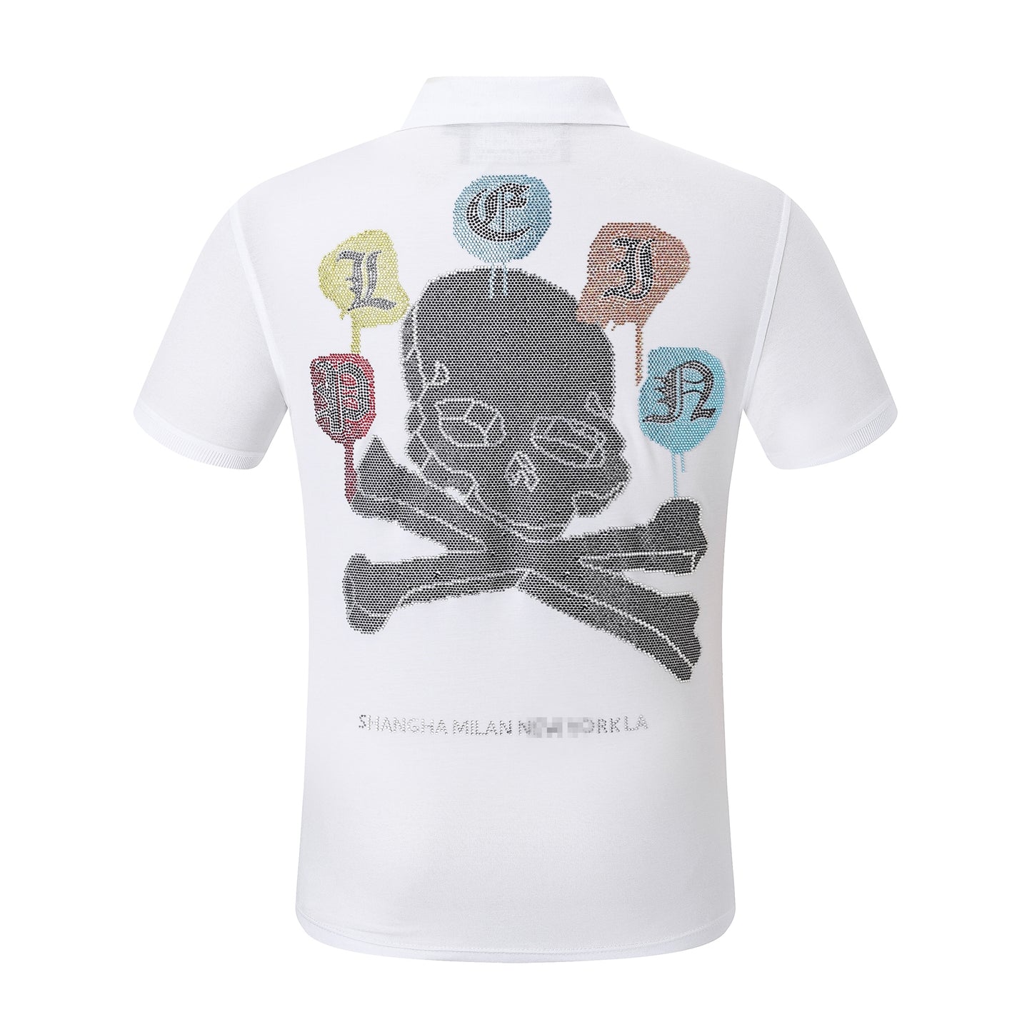 New-PHILIPP skull Diamond Polo