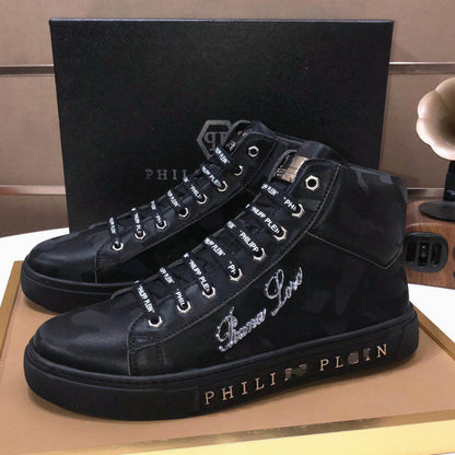 New-PHILIPP High Top leather shoes