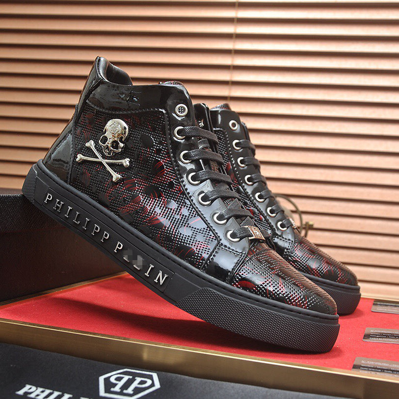 New-PHILIPP High top Leather shoes