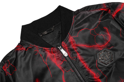 New-PHILIPP 6966 Padded baseball jacket