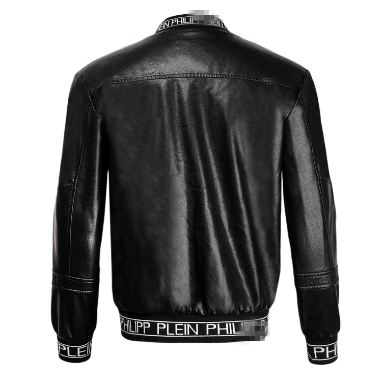 New-PHILIPP 6969 Padded leather jacket