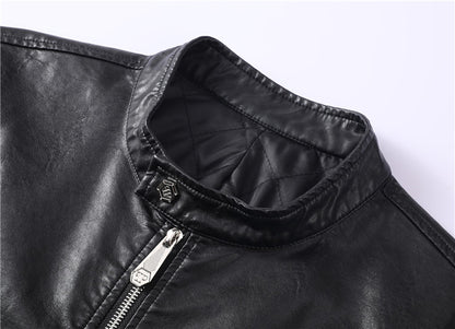 New-PHILIPP 6980 Padded leather jacket