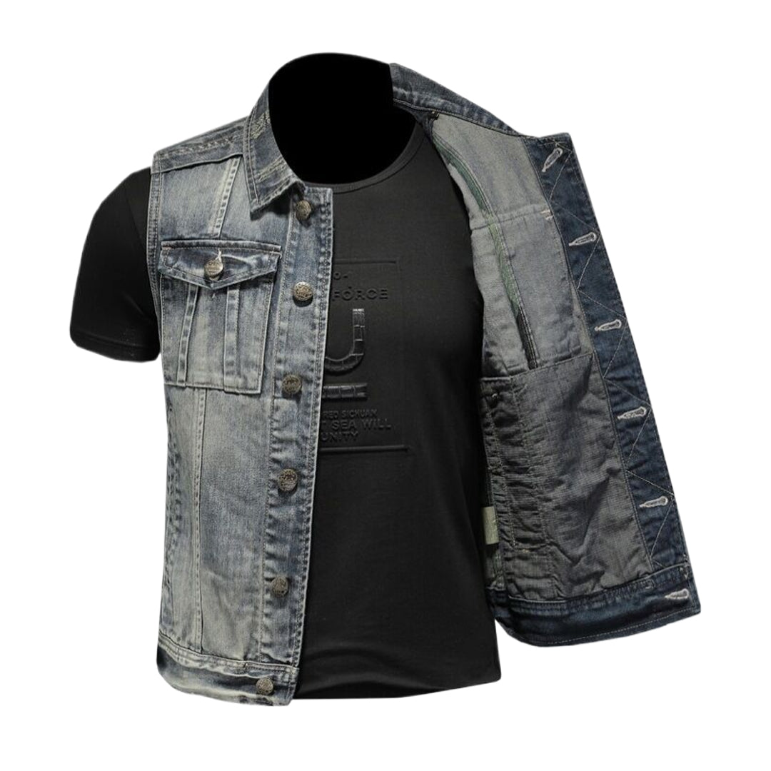 NEW-DSQ2 Denim Vest coat