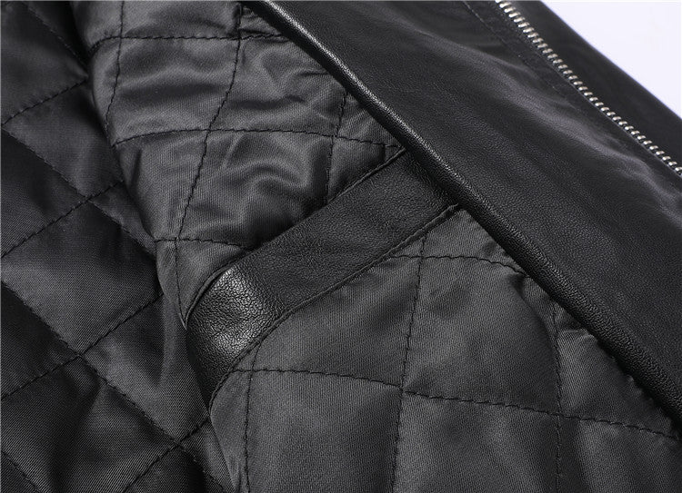 New-PHILIPP 6977 Padded leather jacket