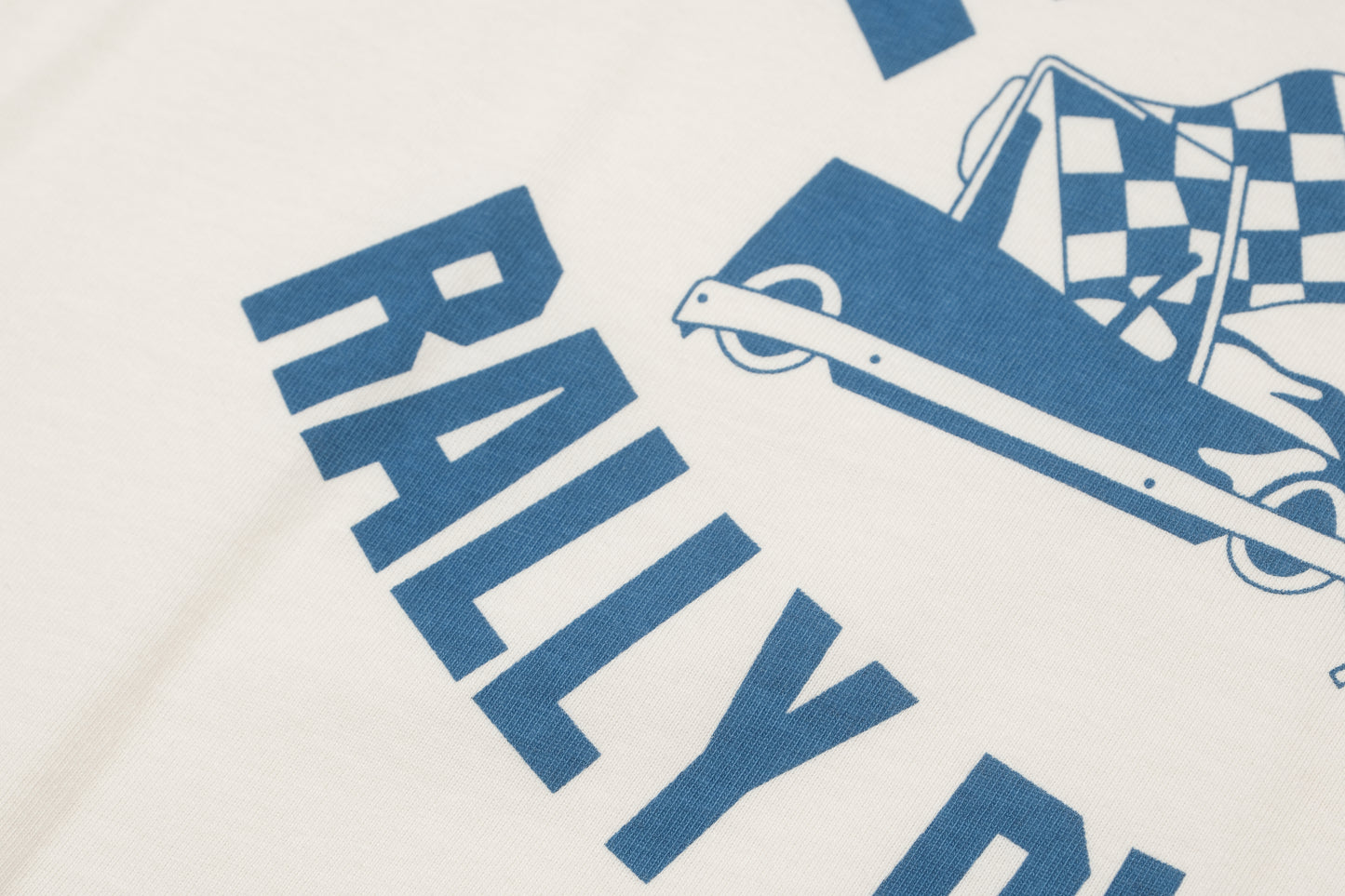 New-RHUDE Rally flag slogan printing T-shirt