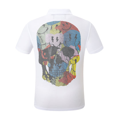 New-PHILIPP Skull Diamond Polo