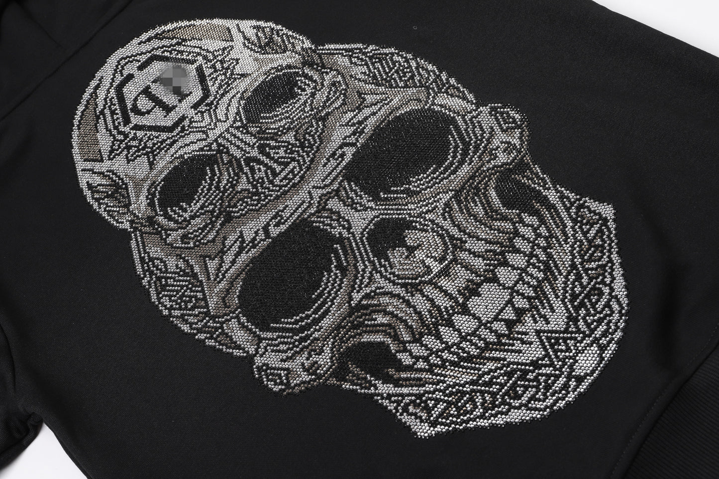 New-PHILIPP 8678 skull Diamonds Hoodie