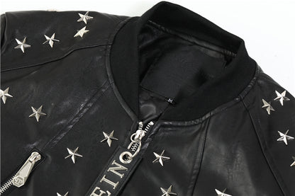 New-PHILIPP 6955 leather jacket