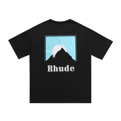 New-RHUDE Sunset themed print T-shirt