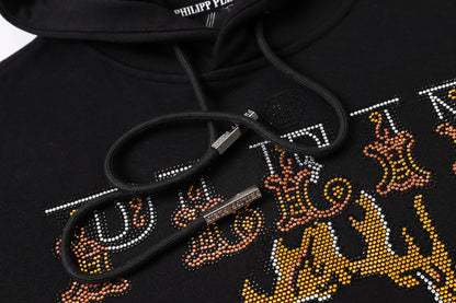 New-PHILIPP 8656 Diamonds Hoodie