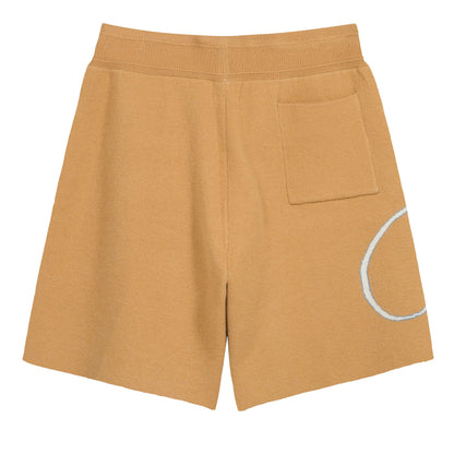 New-RHUDE Jacquard drawstring wool high street shorts