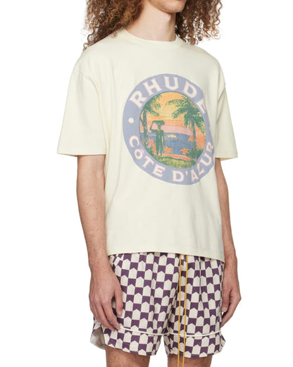 New-RHUDE Coastline sunset poster T-shirt