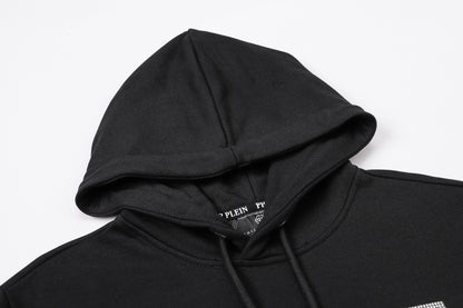 New-PHILIPP 8677 skull Diamonds Hoodie